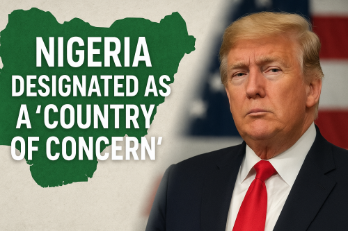 Nigeria Country of particular concern - Trump